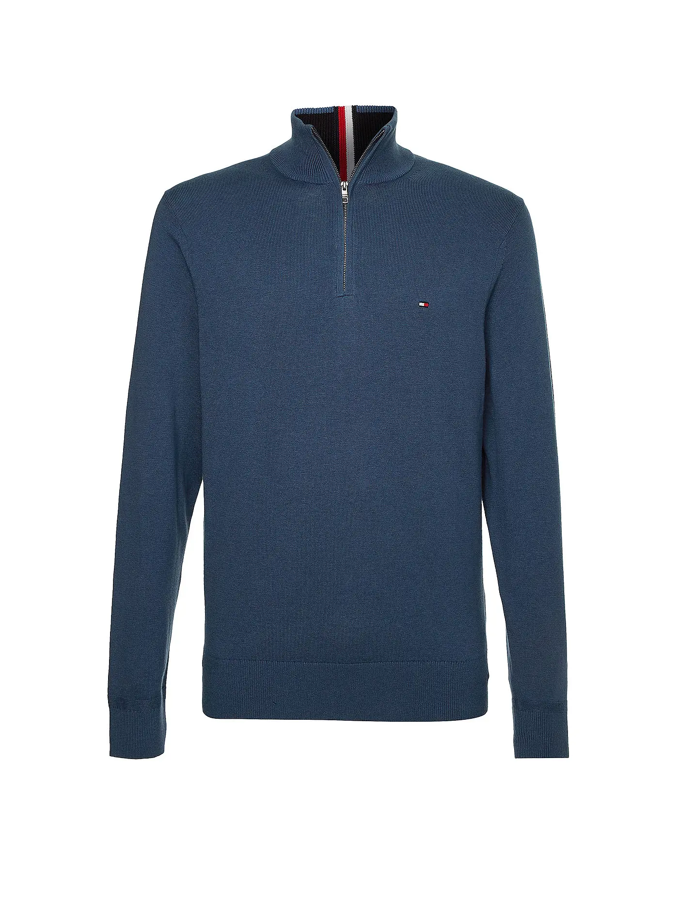 TOMMY HILFIGER | Troyerpullover | blau